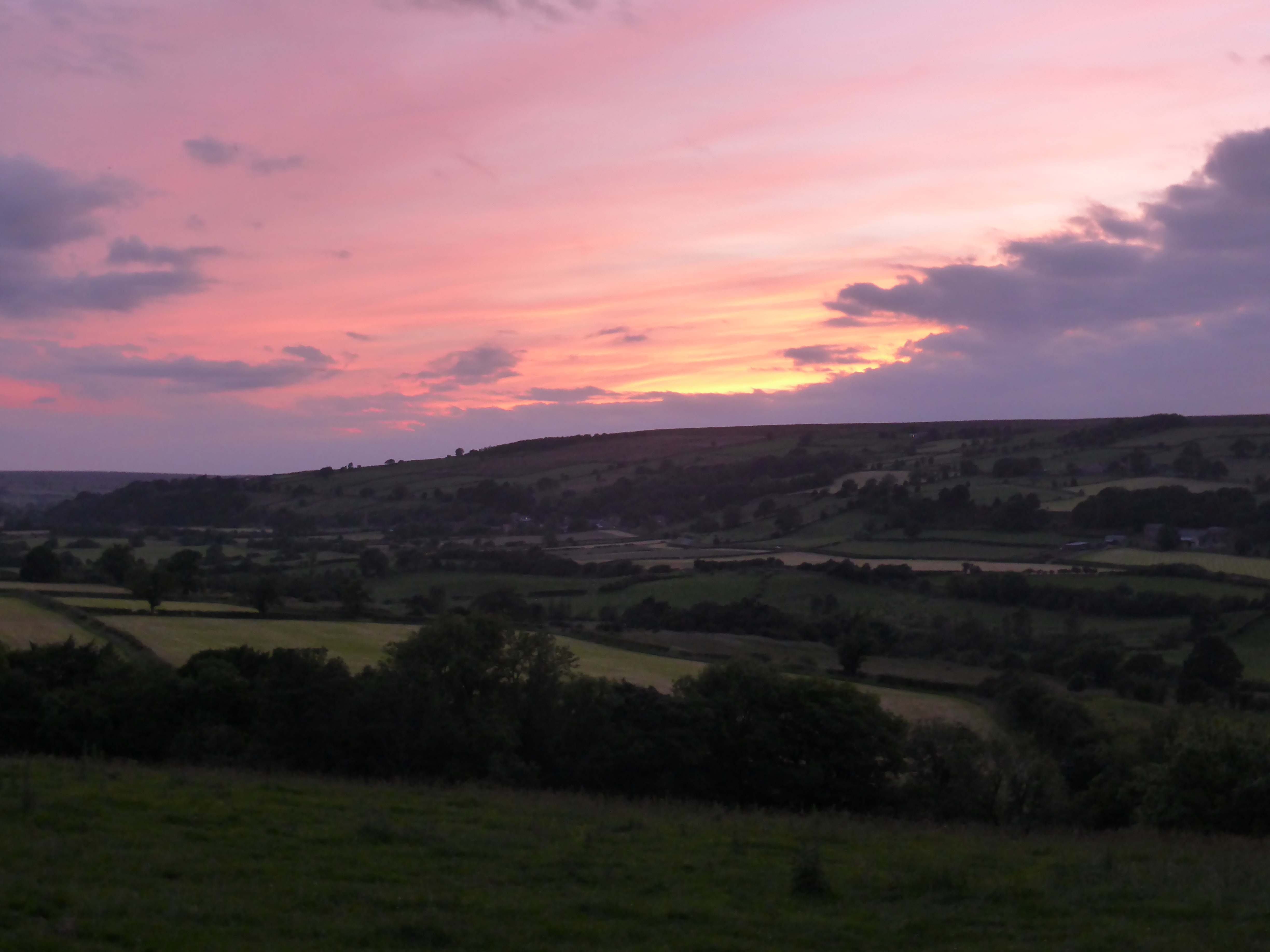 The Sunsets on Wild Slack Farm