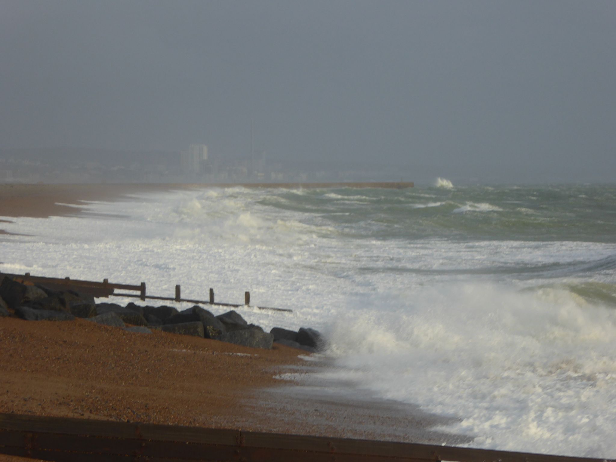 A Wet Day By The Sea