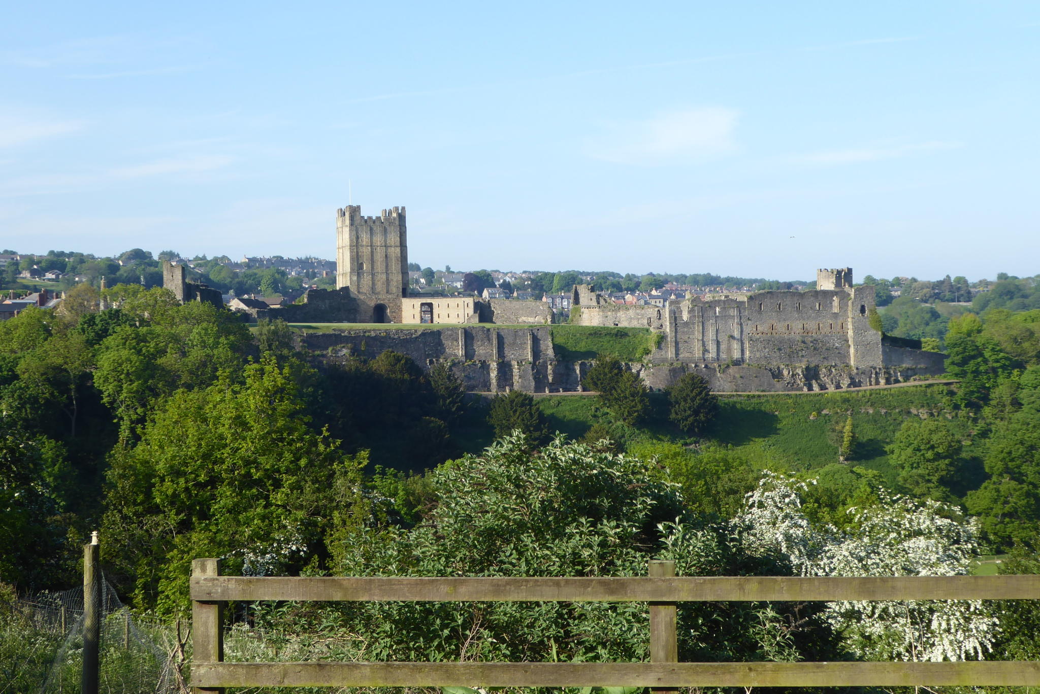 Richmond Racecourse from Hudswell