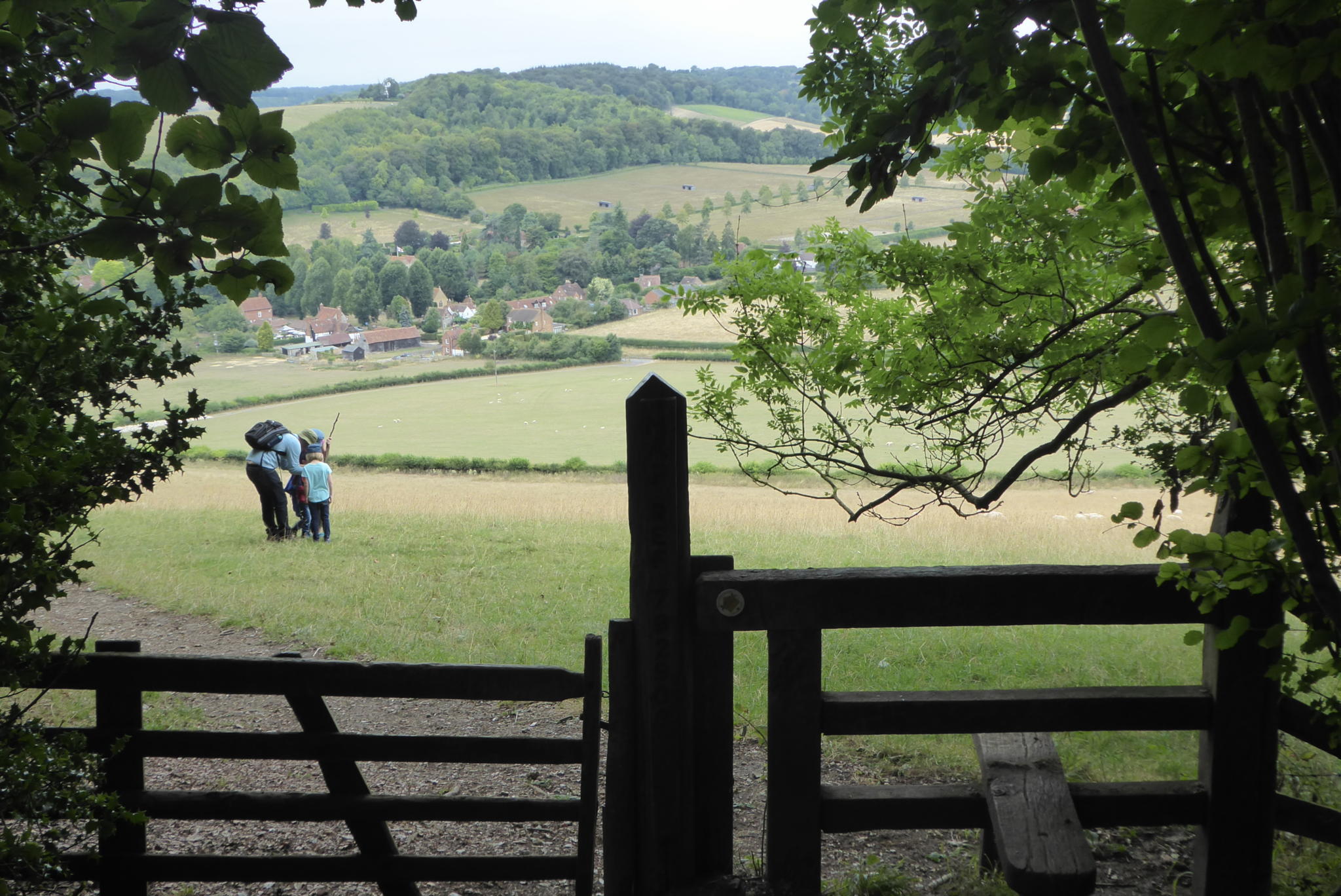 Wandering around the Chiltern Hills from Cholsey Grange CL