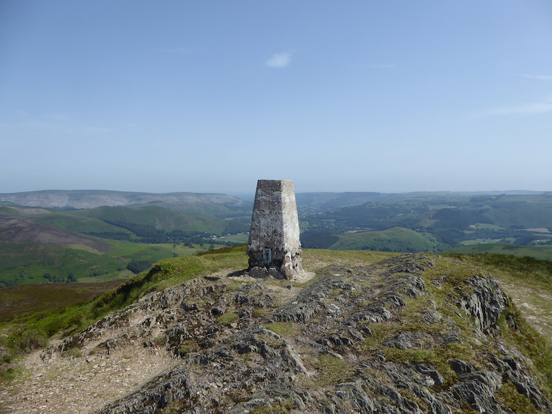 Returning to the Llantysilio Mountain from the Horseshoe Falls
