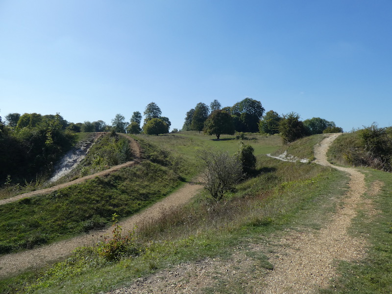 Danebury Hillfort from Middle Wallop